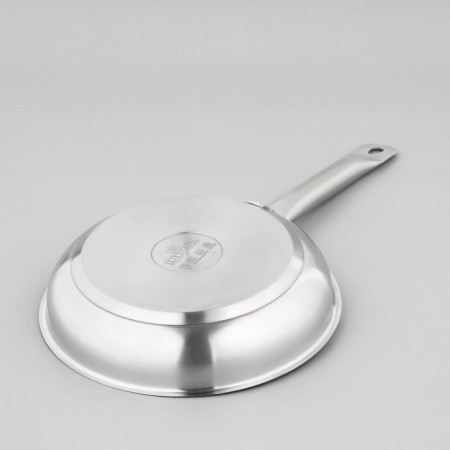 Frown of stainless steel luxstahl, d = 24 cm, h = 5 cm, triple bottom, anti -stick coating, induction-3