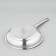 Frown of stainless steel luxstahl, d = 24 cm, h = 5 cm, triple bottom, anti -stick coating, induction