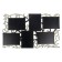 Photo frame plastic in 6 photos 10x15 cm "Vyun" gold 55x33 cm