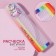 Comb “unicorn Pati”, with a pen, curly, 14.7 × 3.7, multi -colored