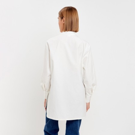 Women's shirt Minaku: Casual Collection Color White, Rr. 48-2