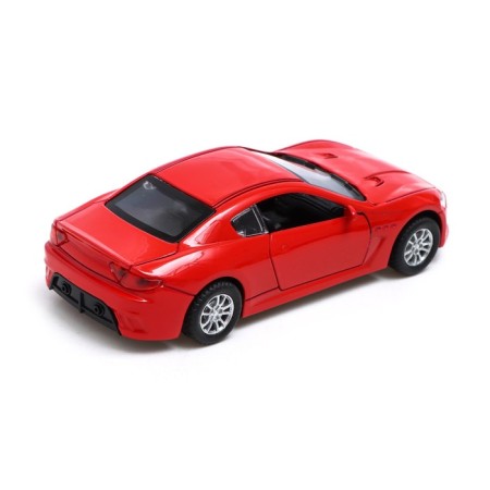 Metal “coupe”, inertia, light and sound, 1:32, doors open, red color red-2