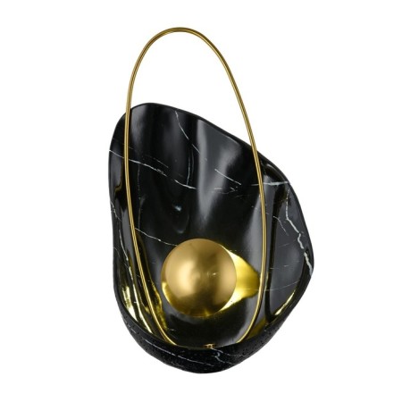 Bra Gerhort G61355/1WBK+GD, 1xLED, 39x12x32 cm, gold color