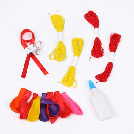 Set for creativity "New Year's garland", red with gold-2