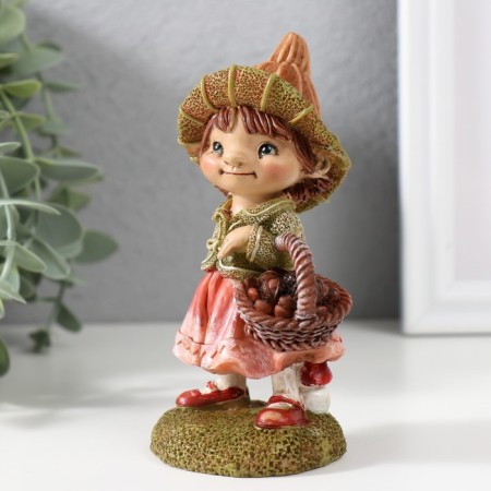 Souvenir Polystone "Baby/Baby with a basket" mix 6.5x5x11.5 cm-4