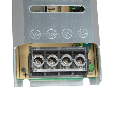 Uniel power supply, 120 watts, IP20, 12 V, 50-60 Hz, 10A, 2 outputs, metallic color-4