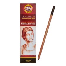 Sepia in a pencil 4.2 mm Koh-I-Noor Gioconda 8804, brown, dark, varnish case, 175 mm