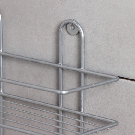 Rectangular shelf 2-long, 26.5 × 10.5 × 35 cm, color chromium-4