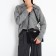 Bag Cross-Bodi with a zipper, black color