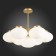 Suspended chandelier ST LUCE. SL1503.203.07. Modica. 7x40 watts, E27, 77x77x61.4 cm, golden color