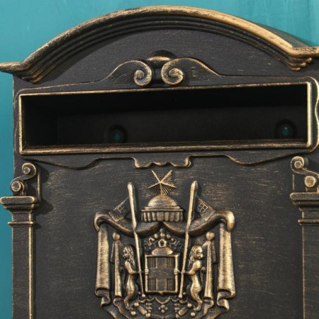 Mail box No. 4010V, old bronze-5