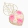 Gift set of soap-pink roses in the box, 6 pcs