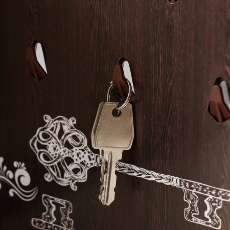 Key closed "Divorce bridge" 26.5x31.5 cm nut-4
