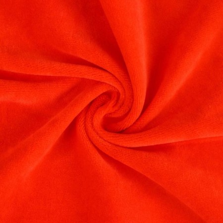 Knitted cut for needlework, velor, red color, 45 × 50 cm-1
