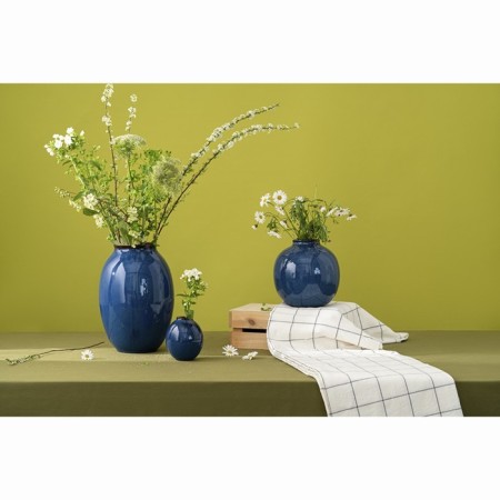 Liberty Jones Nature vase, 18 cm, dark blue color-5