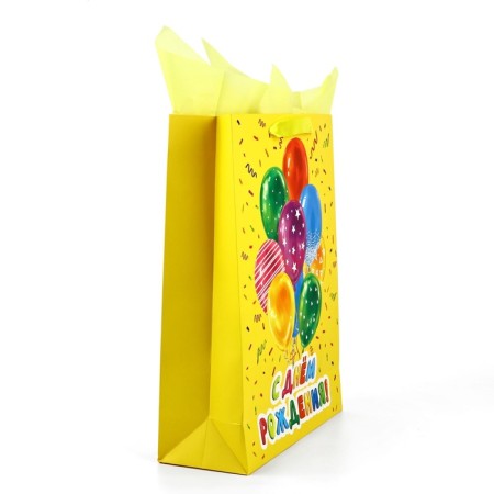 Laminated bilateral laminate “Happy”, with quiet and postcard, L, 40 × 31 × 11.5-2