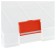 A4 documents container, Istanm with red latches, transparent