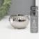 Ceramics candlestick on 1 candle "rain drops on the ball" d = 4 cm silver 8x8x5 cm