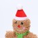 Soft toy for dogs "Snowman" with a squeak, 26 x 15 cm