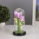 Nightlight "Tulips" LED 3HAAA Lilac 10.5x10.5x22cm