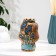 Souvenir Ceramics "Girl Feja" with a dark unicorn (vase), h = 22 cm v = 1l