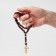 Parsing wooden "Orthodox" 50 beads through a ball, with a cross, brown color