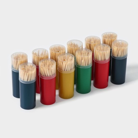 Toothpecakes of the share, 60 pcs, color mix-3