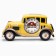 Clock - an alarm clock "Yellow car", with a suspension, D -7 cm, 24 x 4 x 11 cm, 3AAA