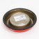 A bowl with a non -slip base with a print, 445 ml, red