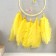 Dreams "Butterflies and ostrich feathers" yellow d = 15 cm 50x15 cm