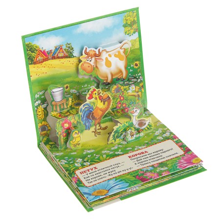 Book-caraducts for kids "Pets". Druzhinina M.-1