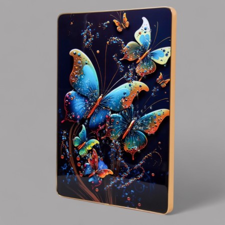 Acrylic painting "Butterflies Color" 40x30 cm-1