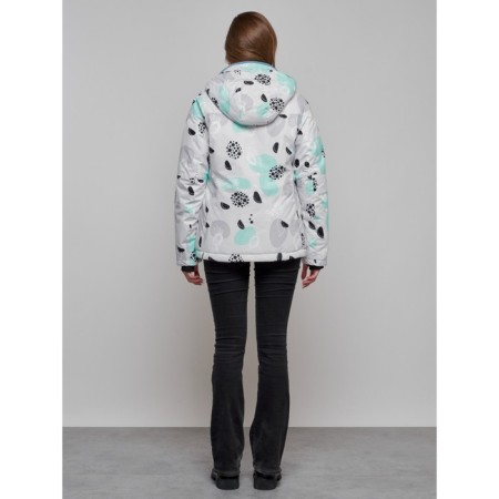 Ski jacket female, size 46, gray color-14
