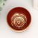 Singing bowl metal "red" with a resonator d = 8 cm