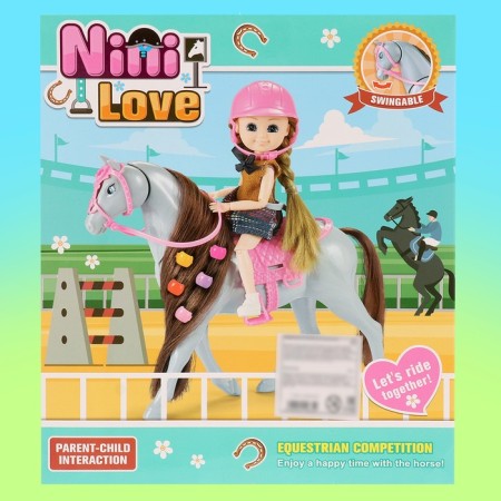 ARINA doll with a horse and accessories-10