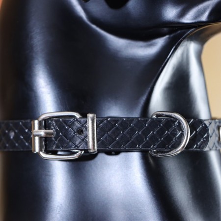 The collar of the corrugated "boundaries", 33 x 1.2 cm, Osh 23-29, black-8