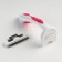 Middle Middle with a removable blade, 15 x 7.8 cm, white-pink
