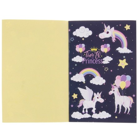 Stykerbook "Unicorns", 8 sheets, 12 x 18 cm-5