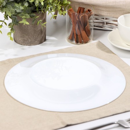 Plate plate "Sephir", d = 25 cm, white color-2