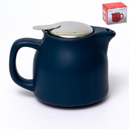 Elrington teapot “Felicit, matte”, 500 ml, indigo color