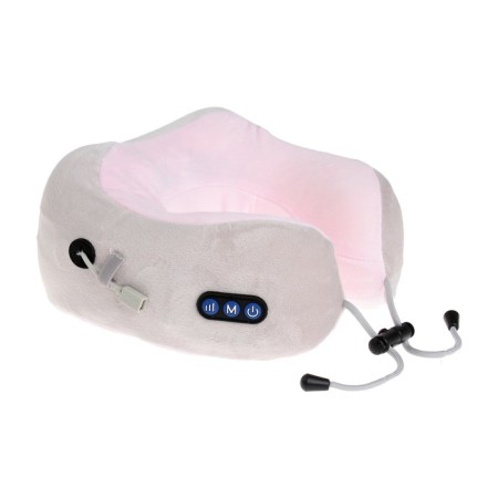 Massage pillow Luazon LEM-06, 3.7 W, 2 types of massage, IK heating, battery, pink-3