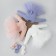 Body dress with a Kinderlitto “Trio” head, height 56-62 cm, dairy color