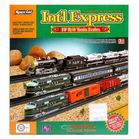 Railway Express, with light effects, length of the path 3.6 m-8