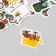 Stickers for creativity "Men's hobbies" embossing silver set 48 pcs 9x7x0.8 cm