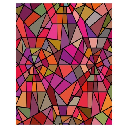 Pillow Bellard "Stained glass, decorative, size 16x45 cm-1