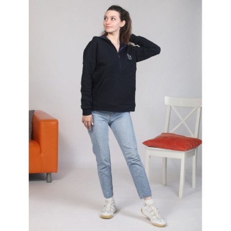 Female Hoods Dizzy, size 48, dark blue color-6