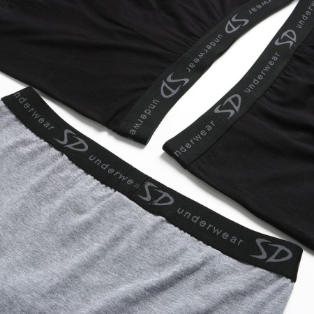 A set of men's boxers (3pcs), black/gray color, rr 54 (xxl)-3