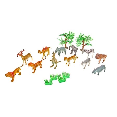 Animal set "Wild Nature" with accessories, 12 figures-1
