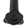 Furniture support, bar, tundra, 60x820 mm, black color