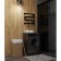 Electric towel Indigo Muza, 400x500 mm, timer, hidden installation, black